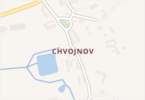 Chvojnov v obci Pelhřimov - mapa části obce