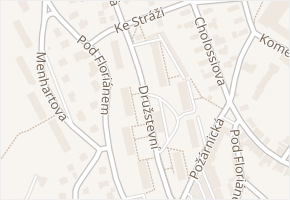 Družstevní v obci Pelhřimov - mapa ulice