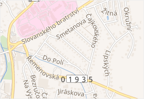Dvořákova v obci Pelhřimov - mapa ulice