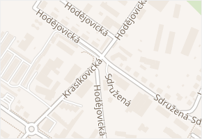 Hodějovická v obci Pelhřimov - mapa ulice