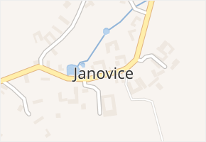 Janovice v obci Pelhřimov - mapa části obce