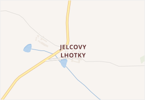 Jelcovy Lhotky v obci Pelhřimov - mapa části obce