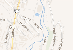 K Jezu v obci Pelhřimov - mapa ulice