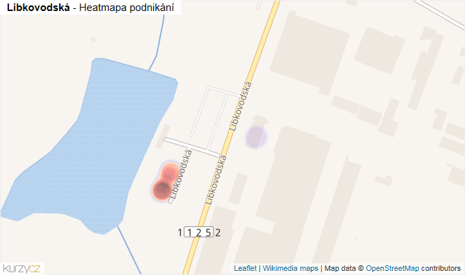 Mapa Libkovodská - Firmy v ulici.