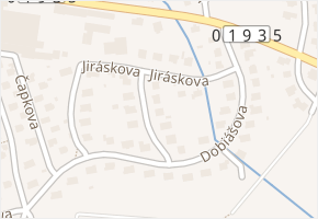 Nerudova v obci Pelhřimov - mapa ulice