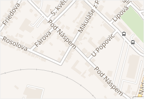 Pod Náspem v obci Pelhřimov - mapa ulice