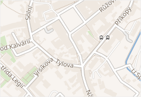 Poděbradova v obci Pelhřimov - mapa ulice