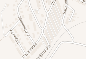 Požárnická v obci Pelhřimov - mapa ulice