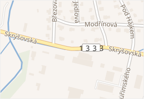Skrýšovská v obci Pelhřimov - mapa ulice