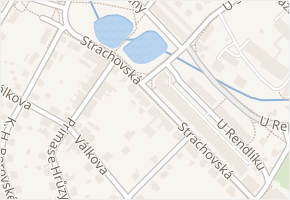 Strachovská v obci Pelhřimov - mapa ulice