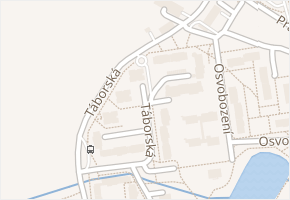 Táborská v obci Pelhřimov - mapa ulice