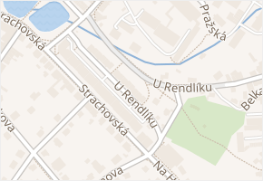 U Rendlíku v obci Pelhřimov - mapa ulice