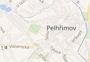 Úzká v obci Pelhřimov - mapa ulice