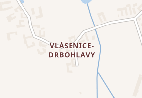 Vlásenice-Drbohlavy v obci Pelhřimov - mapa části obce
