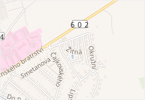 Žitná v obci Pelhřimov - mapa ulice