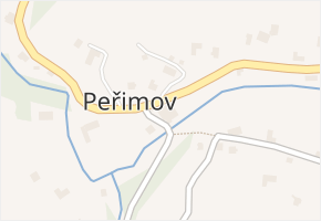 Peřimov v obci Peřimov - mapa části obce