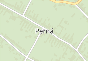 Perná v obci Perná - mapa části obce