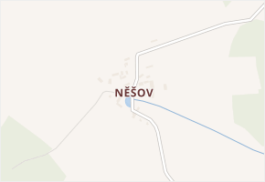 Něšov v obci Pernarec - mapa části obce