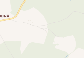 Bludná v obci Pernink - mapa části obce