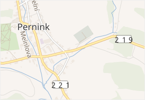 Jáchymovská v obci Pernink - mapa ulice