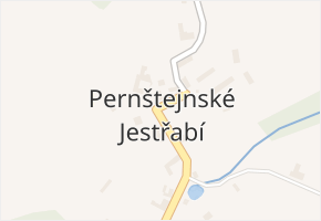Pernštejnské Jestřabí v obci Pernštejnské Jestřabí - mapa části obce