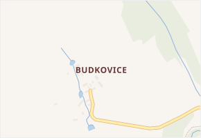 Budkovice v obci Pertoltice - mapa části obce