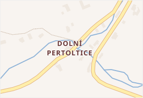 Dolní Pertoltice v obci Pertoltice - mapa části obce