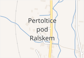 Pertoltice pod Ralskem v obci Pertoltice pod Ralskem - mapa části obce