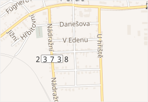 Čelakovského v obci Peruc - mapa ulice