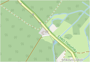 Jiříkovo údolí v obci Petříkov - mapa ulice