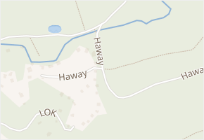 Haway v obci Petrov - mapa ulice