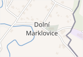 Dolní Marklovice v obci Petrovice u Karviné - mapa části obce