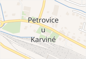 Petrovice u Karviné v obci Petrovice u Karviné - mapa části obce