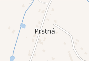 Prstná v obci Petrovice u Karviné - mapa části obce