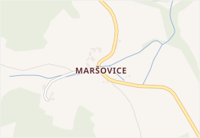 Maršovice v obci Petrovice u Sušice - mapa části obce