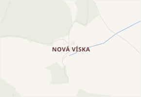 Nová Víska v obci Petrovice u Sušice - mapa části obce