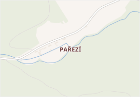 Pařezí v obci Petrovice u Sušice - mapa části obce