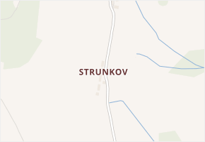 Strunkov v obci Petrovice u Sušice - mapa části obce