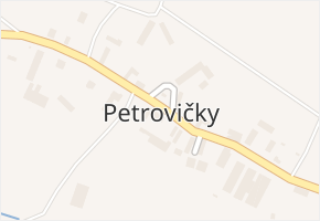 Petrovičky v obci Petrovičky - mapa části obce