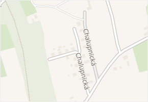 Chalupnická v obci Petřvald - mapa ulice