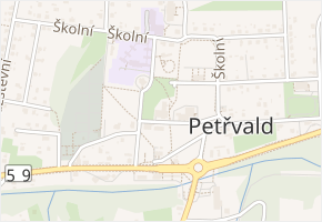 Kulturní v obci Petřvald - mapa ulice