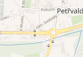 Ostravská v obci Petřvald - mapa ulice
