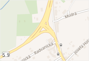 Šenovská v obci Petřvald - mapa ulice