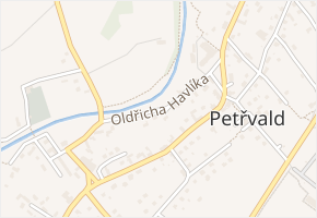 Oldřicha Havlíka v obci Petřvald - mapa ulice
