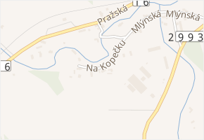 Na Kopečku v obci Pilníkov - mapa ulice
