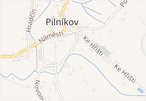 Okružní v obci Pilníkov - mapa ulice