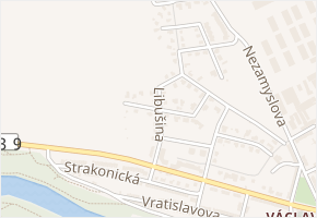Hostivítova v obci Písek - mapa ulice