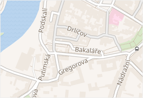 Hradební II v obci Písek - mapa ulice