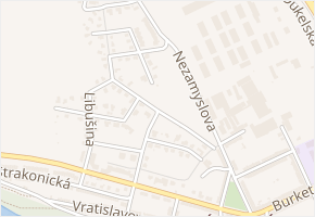 Křesomyslova v obci Písek - mapa ulice