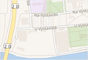 Na Výstavišti v obci Písek - mapa ulice
